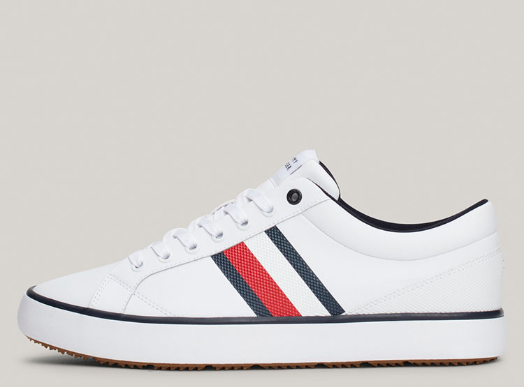 ZAPATILLAS HOMBRE TOMMY HILFIGER CASUAL BLANCO FM0FM05199YBS CUERO