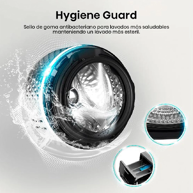 LAVADORA SECADORA HISENSE WD3S1243BT 12KG/8KG GRAFITO - 11