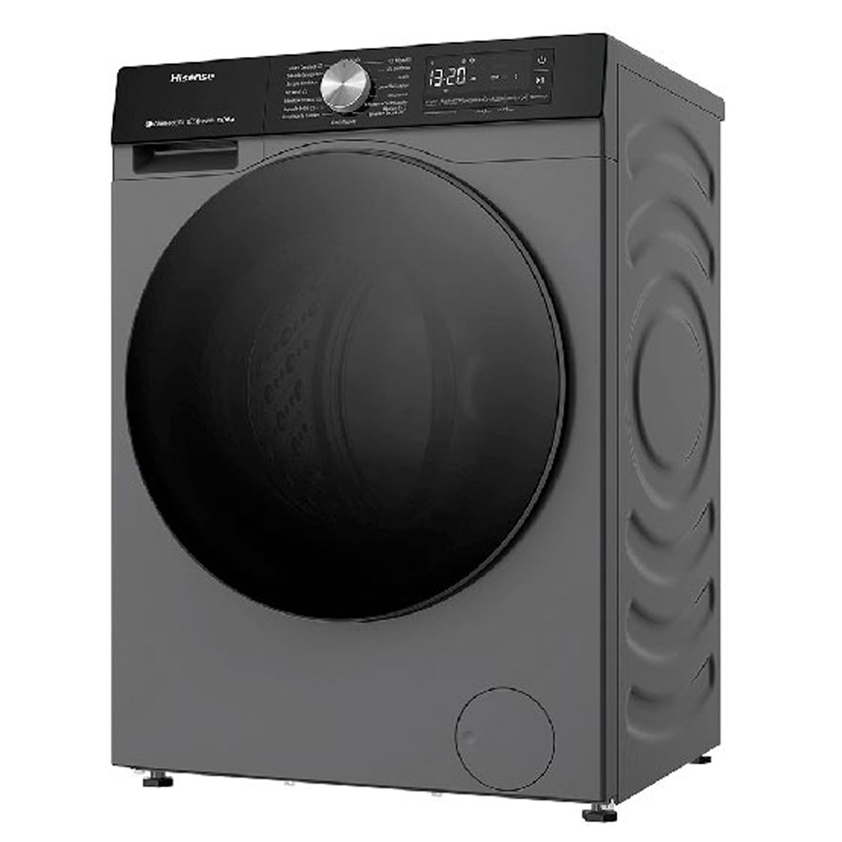 LAVADORA SECADORA HISENSE WD3S1243BT 12KG/8KG GRAFITO - 4