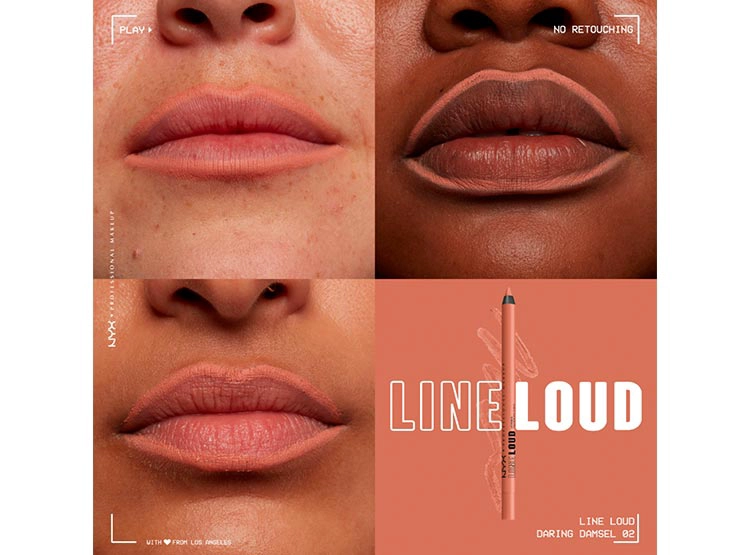 LÁPIZ DELINEADOR DE LABIOS NYX LINE LOUD - 3