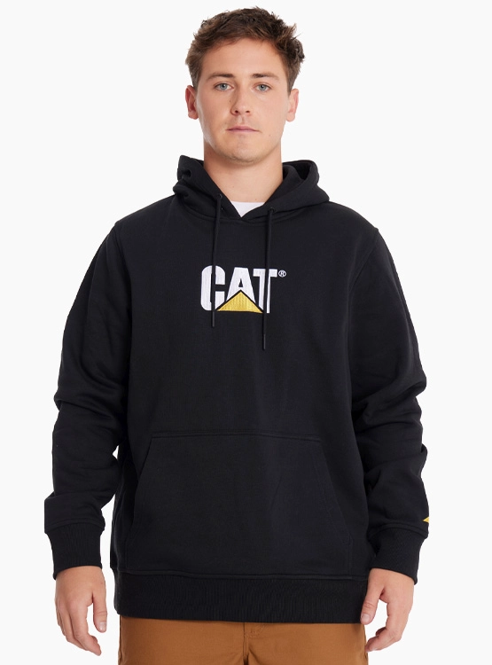 POLERÓN HOMBRE CAT LOGO HOOD - 4