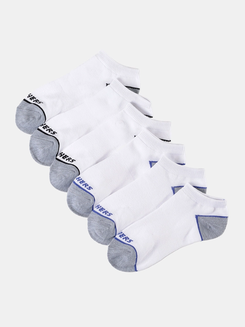 PACK 6 CALCETINES NIÑO SKECHERS MULTICOLOR LOW CUTWHITE - 1