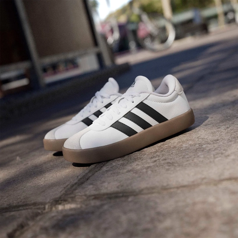 ZAPATILLAS UNISEX ADIDAS CASUAL BLANCO VL COURT 3.0 K INFANTIL - 11