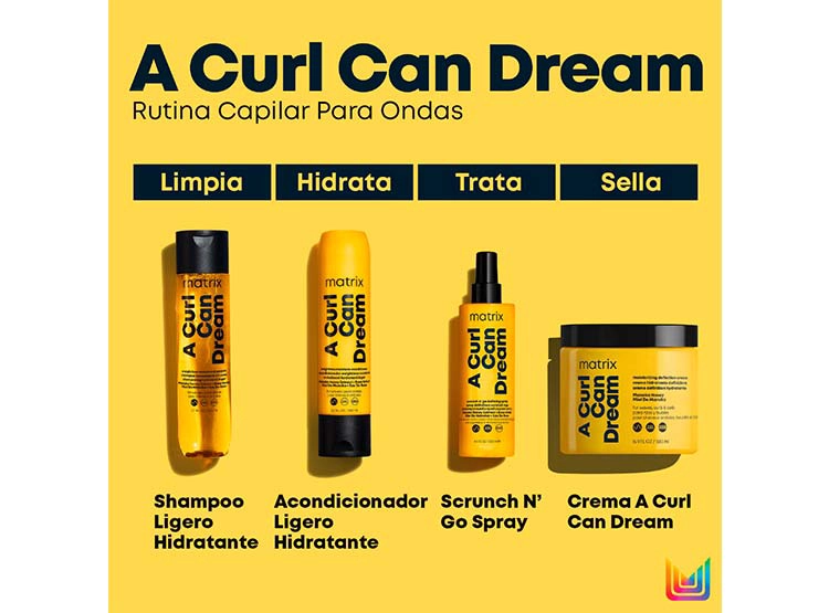 ACONDICIONADOR HIDRATANTE MATRIX A CURL CAN DREAM CABELLO ONDULADO 300 ML - 5