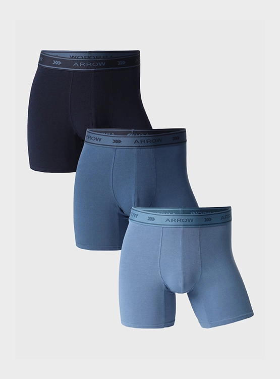 PACK X3 BÓXER ALGODÓN HOMBRE ARROW MULTICOLOR - 1