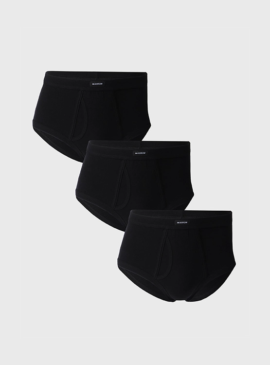 PACK X3 SLIP ALGODÓN HOMBRE ARROW MULTICOLOR - 1