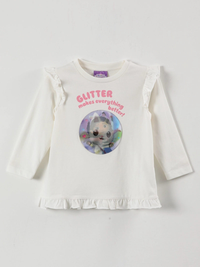 POLERA MANGA LARGA ALGODÓN NIÑO GABBY DOLL - 1