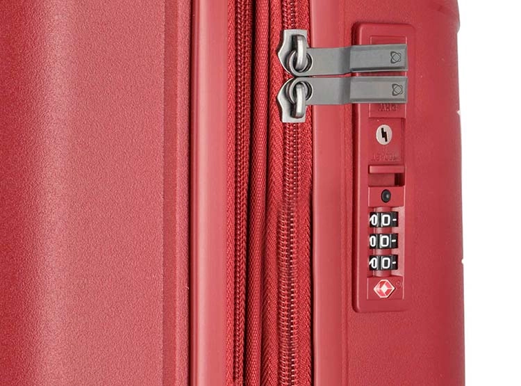MALETA DE CABINA SAXOLINE MOONSTONE ROJO - 9