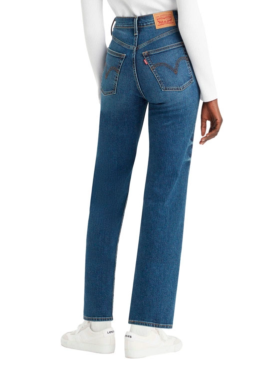 JEANS MUJER LEVI'S ALGODÓN RIBCAGE STRAIGHT ANKLE - 3