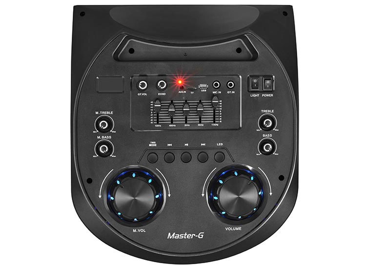 PARLANTE BLUETOOTH MASTER G KARAOKE ORION Negro, foto 6