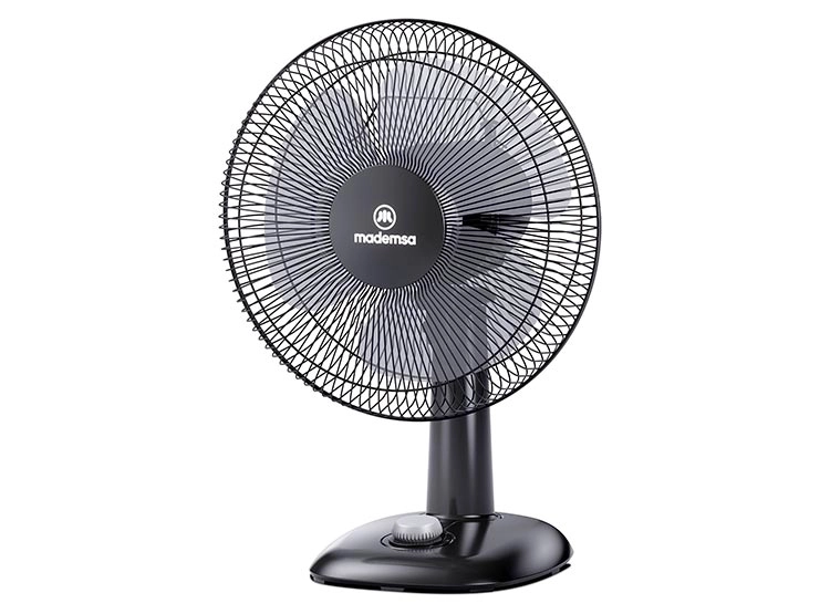 VENTILADOR MADEMSA DFM12 45W NEGRO
