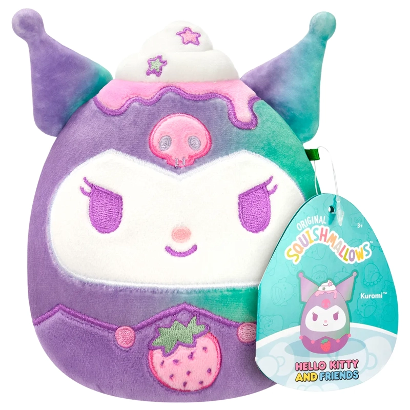PELUCHE HELLO KITTY SQUISHMALLOWS 20CM PURPURA - 3