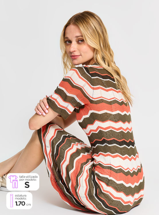 Vestido PEPE JEANS Cecile Para Mujer | Color Rojo | Diseño Casual | Talla Estándar