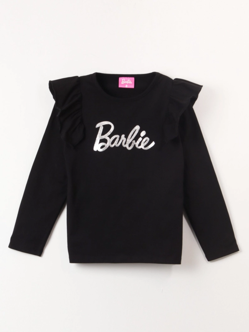 POLERA MANGA LARGA NIÑA BARBIE