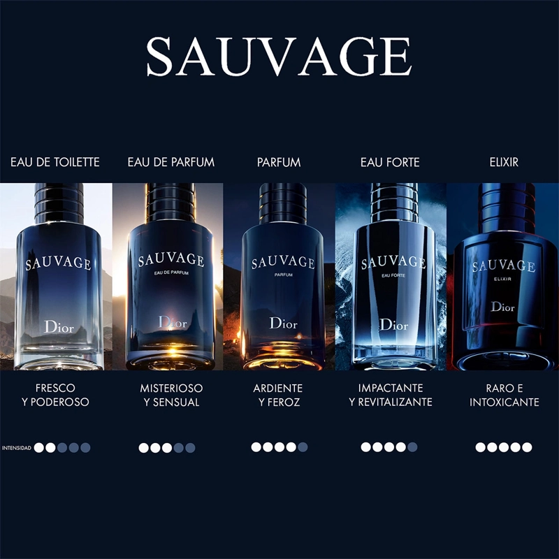 PERFUME DIOR SAUVAGE EAU FORTE HOMBRE EDP 100 ML SIN ALCOHOL - 5