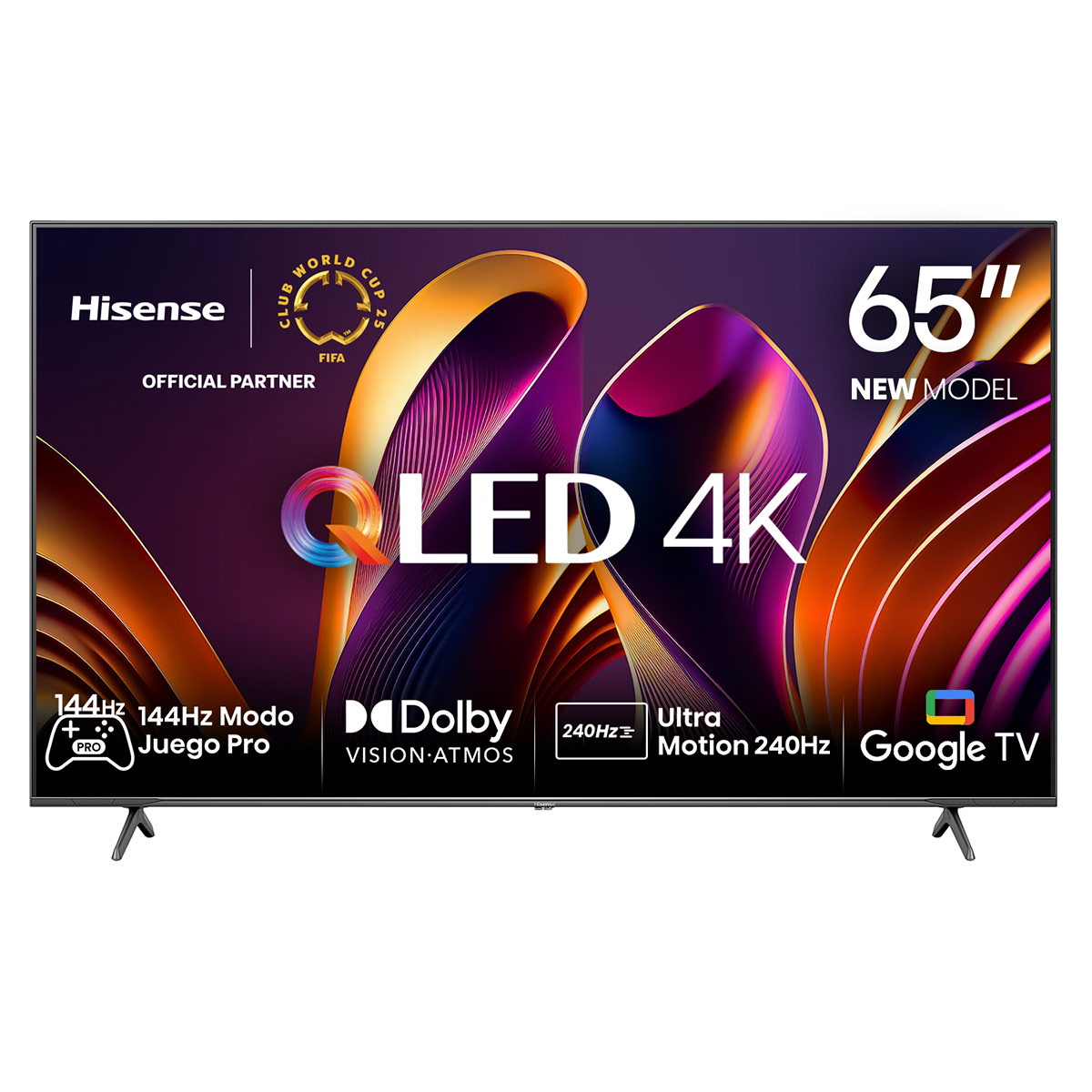 SMART TV HISENSE QLED 4K UHD 65” 65Q7N Negro, foto 2