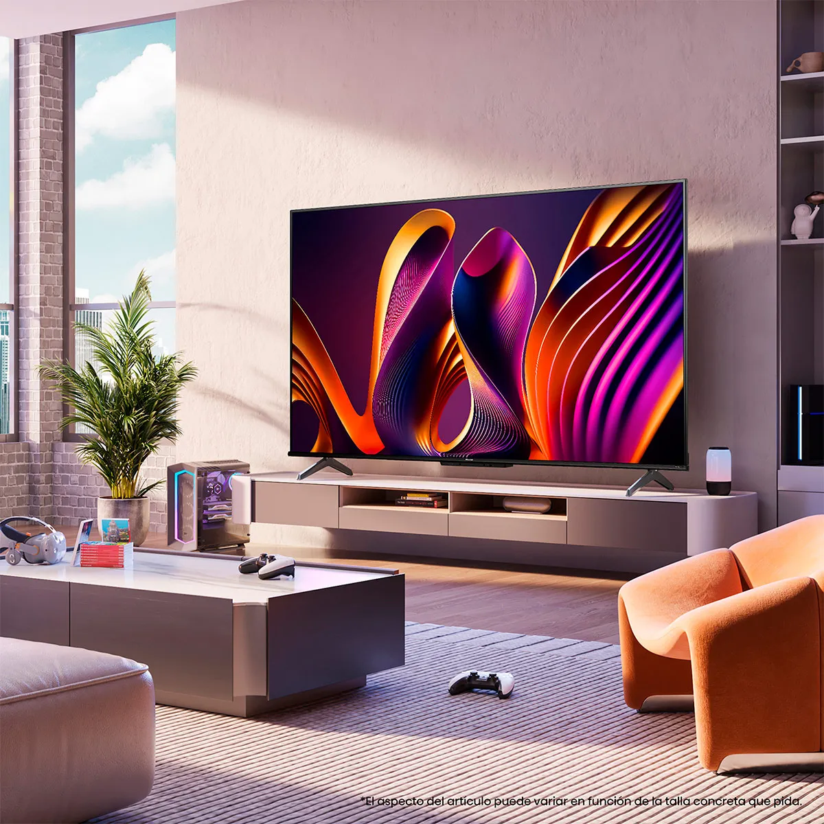 SMART TV HISENSE QLED 4K UHD 65” 65Q7N Negro, foto 5