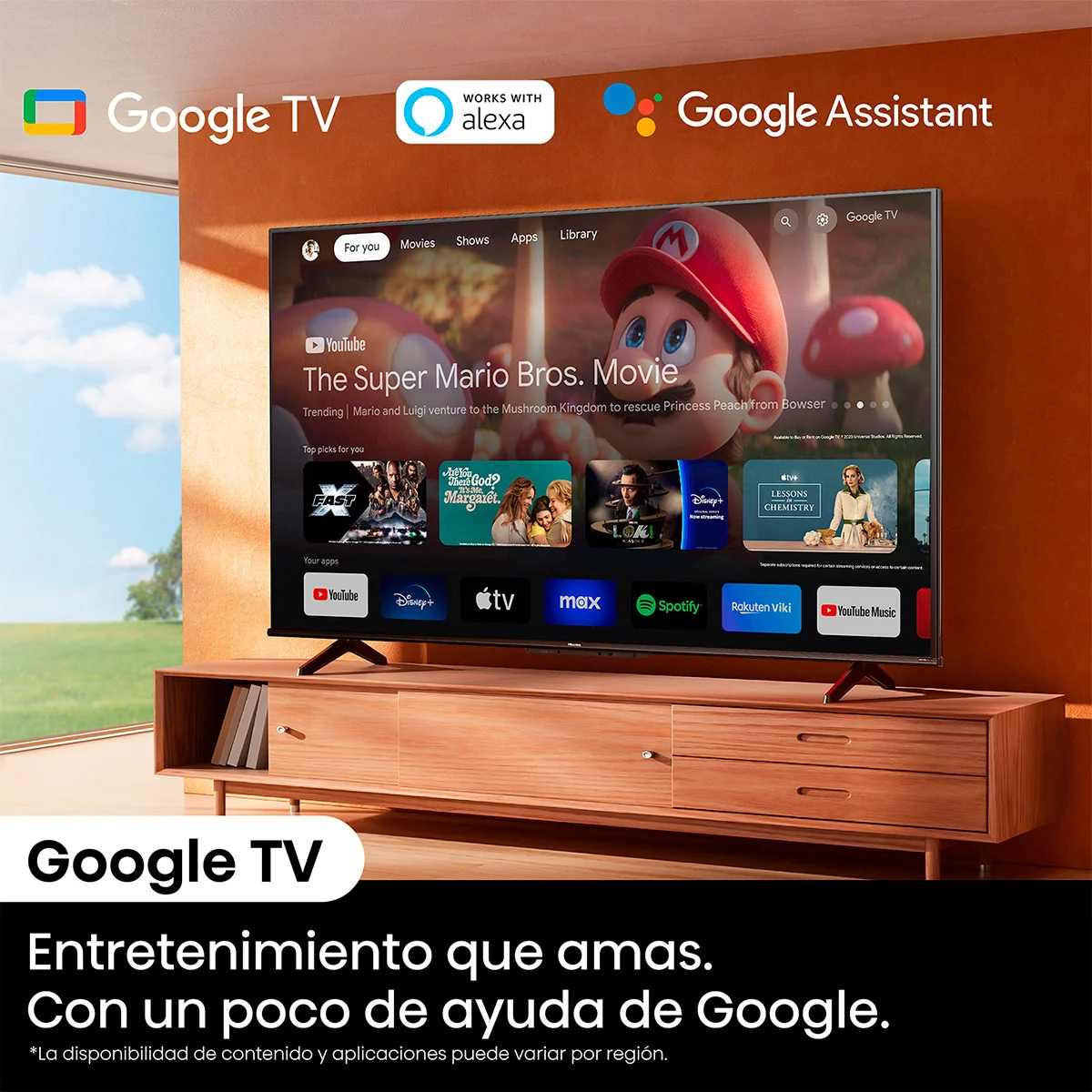 SMART TV HISENSE QLED 4K UHD 65” 65Q7N Negro, foto 8