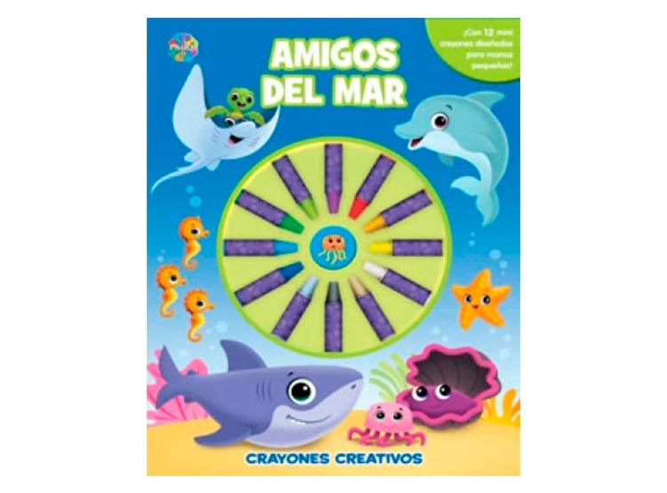 AMIGOS DEL OCEANO CRAYONES CREATIVOS - 1