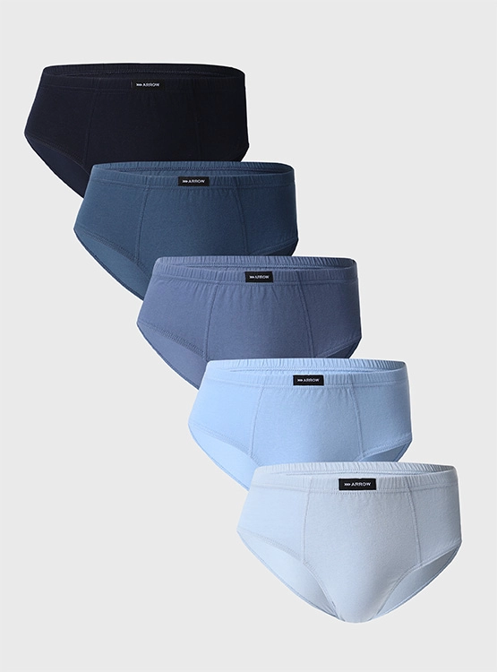 PACK X5 SLIP ALGODÓN HOMBRE ARROW MULTICOLOR - 1