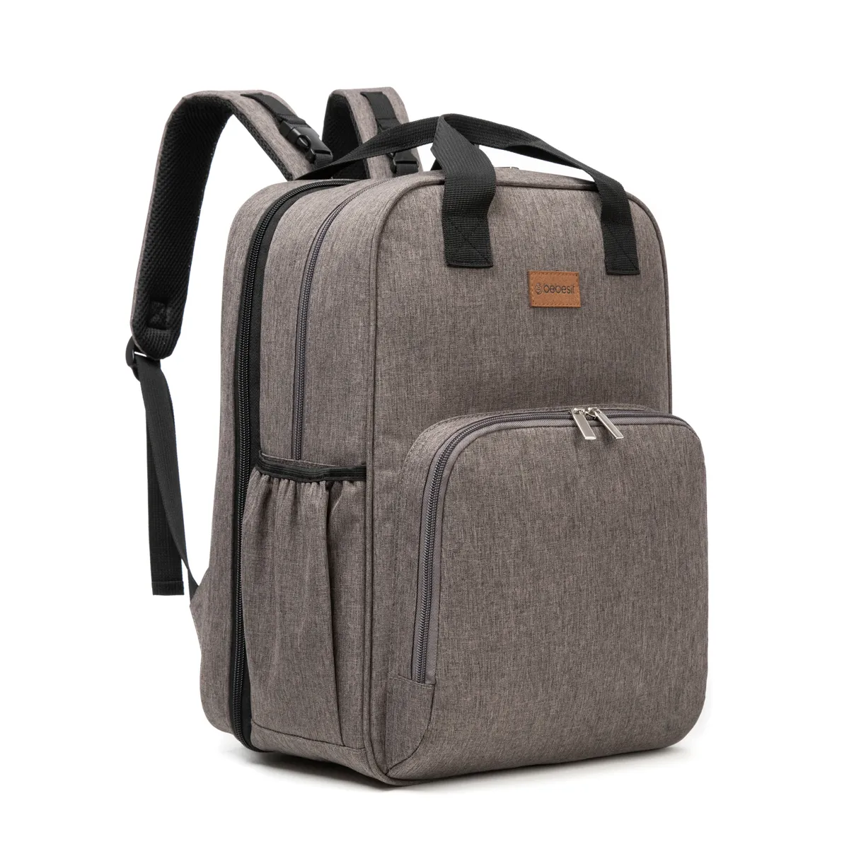 BOLSO PAÑALERO MUDADOR GRIS - 2