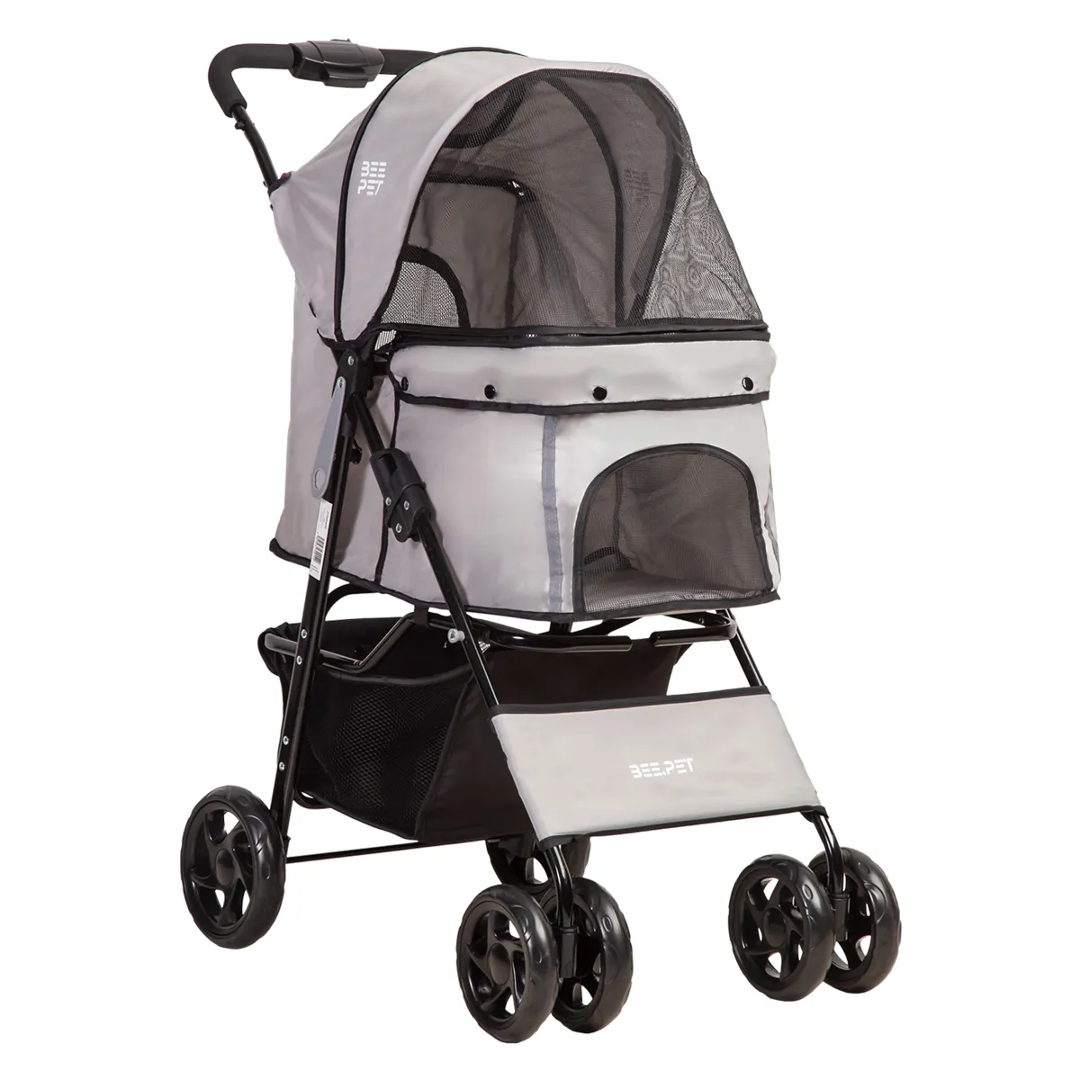 COCHE MASCOTA GRIS BP01 - 1