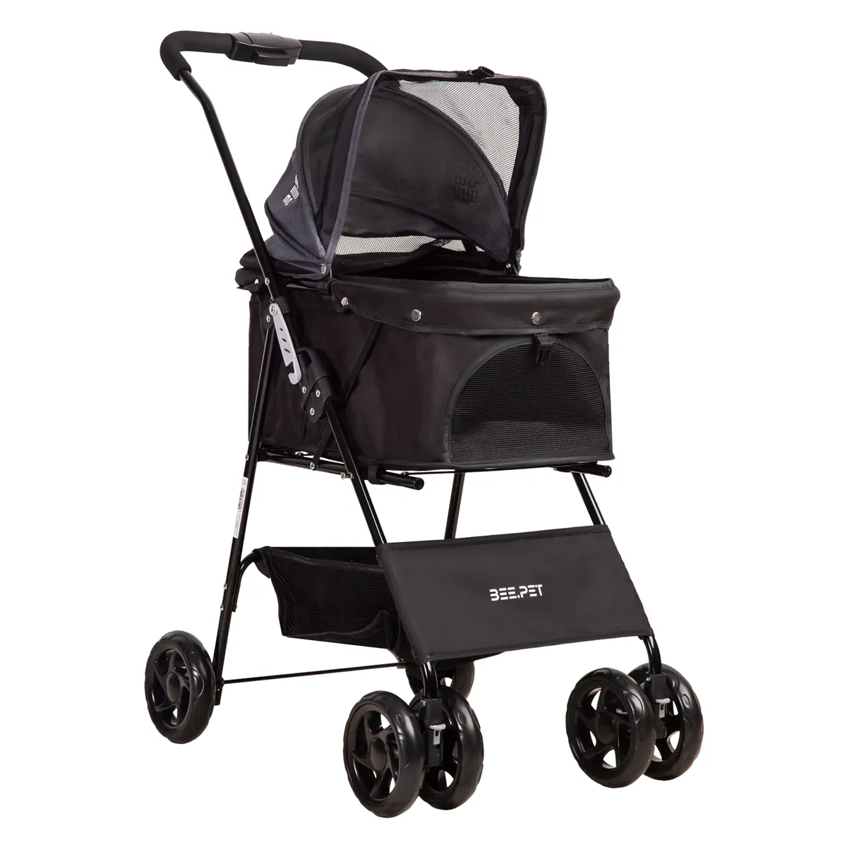 COCHE MASCOTA GRIS BP02G - 5