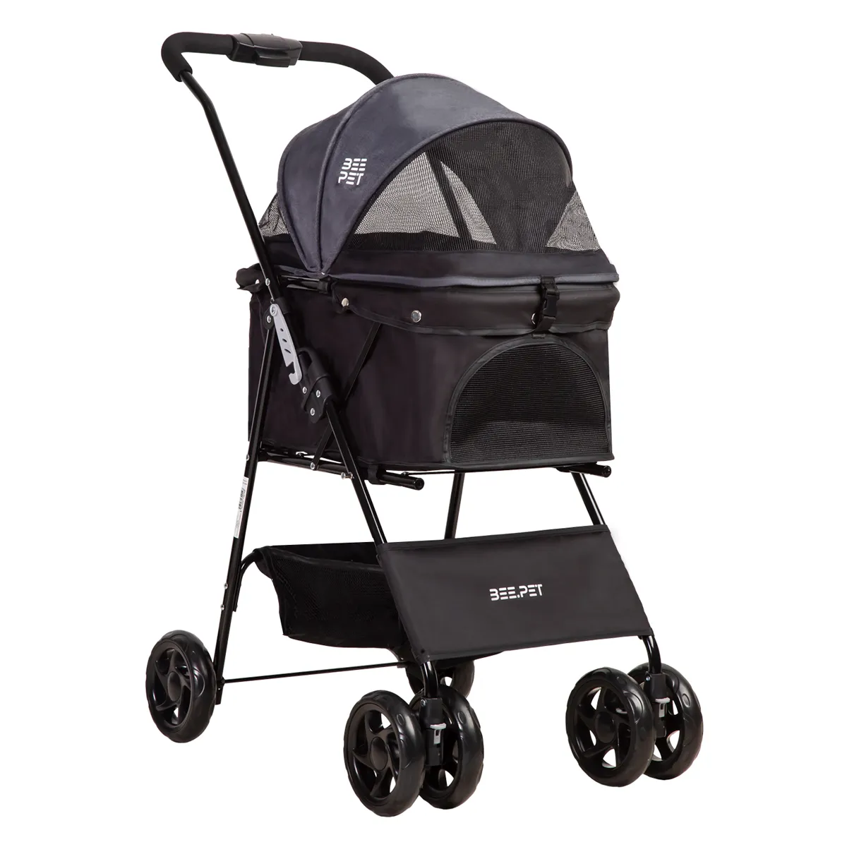COCHE MASCOTA GRIS BP02G - 6