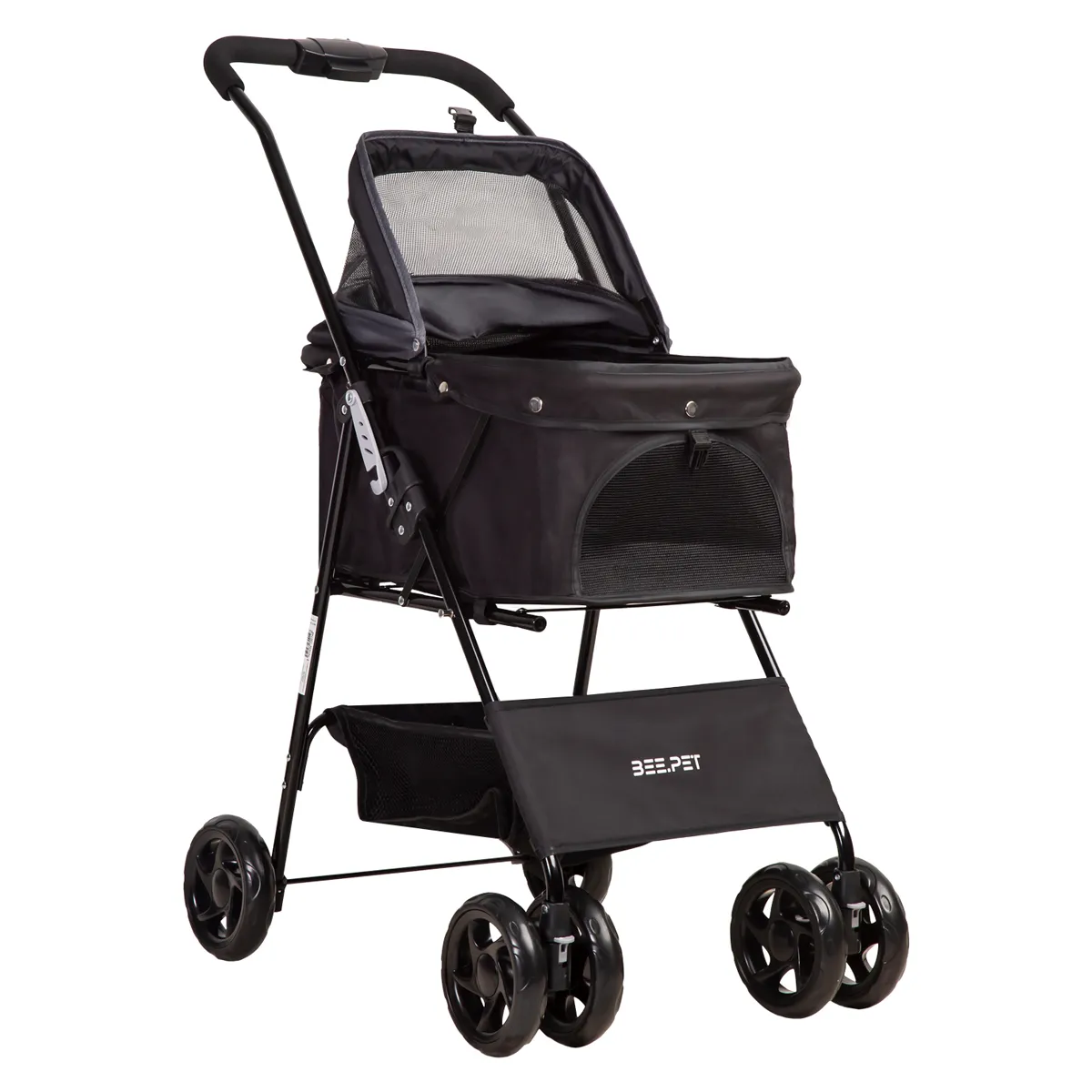 COCHE MASCOTA GRIS BP02G - 8