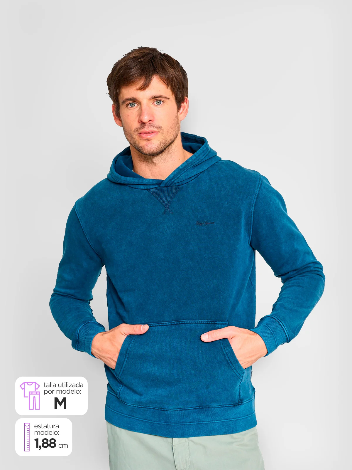 POLERÓN ALGODÓN HOMBRE PEPE JEANS AZUL MARINO
