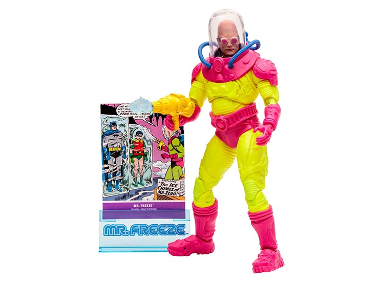FIGURA DE ACCIÓN DC COMICS 8 CMS MR FREEZE BLACK LIGHT - 4