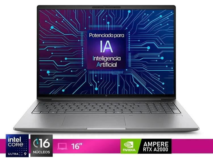 NOTEBOOK HP ZBOOK POWER 16 G11 INTEL CORE ULTRA 9 64GB RAM 1TB SSD