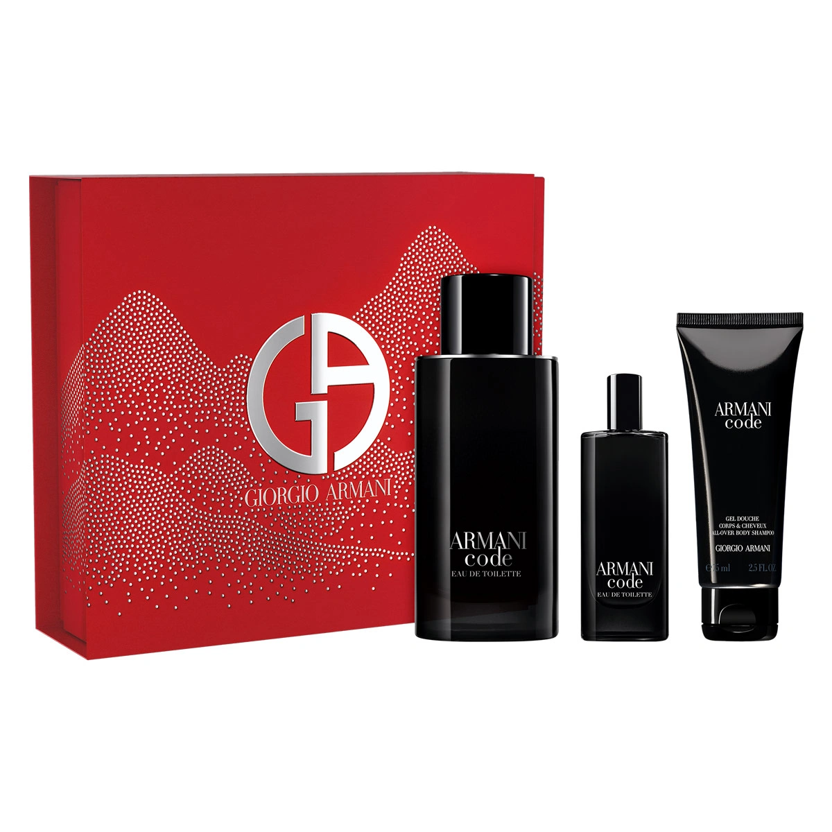 SET PERFUME HOMBRE NEW CODE EAU DE TOILETTE 125ML + 15ML + GEL DE DUCHA 75ML GIORGIO ARMANI - 2