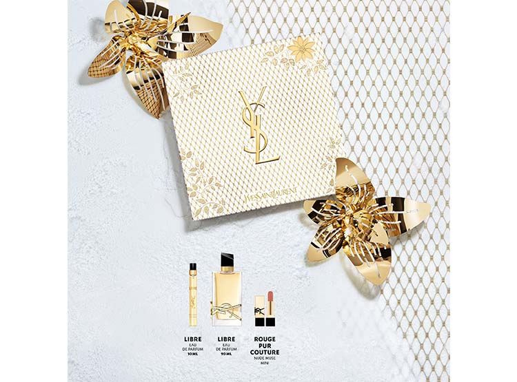 PERFUME YSL LIBRE MUJER EDP 90 ML + PERFUMERO 10 ML + LABIAL - 4