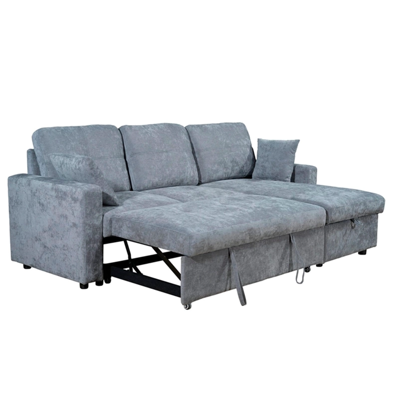 SOFÁ SECCIONAL RIPLEY HOME BAUL 3C GRIS - 4