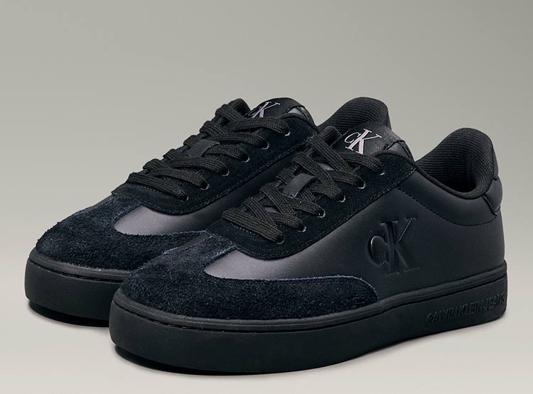 ZAPATILLAS MUJER CALVIN KLEIN CASUALES NEGRO YW0YW01611 - 2