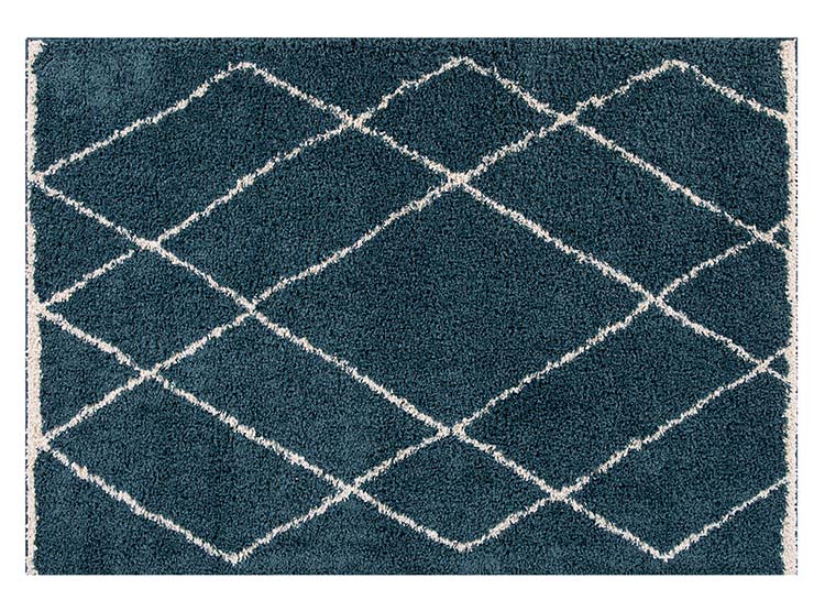 BAJADA CAMA IDETEX GUIZA SHAGGY 50X100 CM TURQUESA