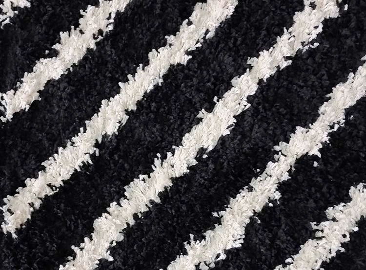 ALFOMBRA IDETEX SHAGGY GUIZA NEGRO 150X200 - 2