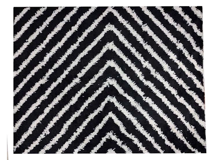 ALFOMBRA IDETEX SHAGGY GUIZA NEGRO 170X230 - 1
