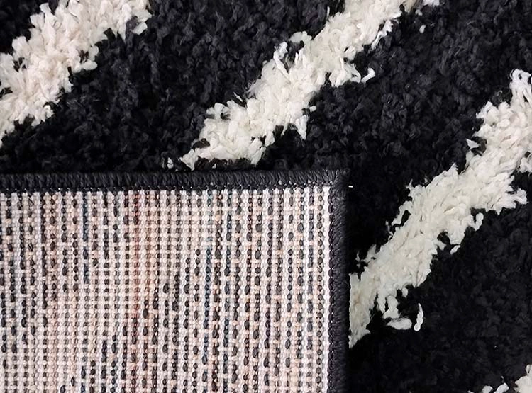 ALFOMBRA IDETEX SHAGGY GUIZA NEGRO 170X230 - 2
