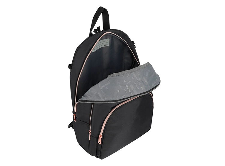MOCHILA NOTEBOOK XTREM KANSAS 5XT NEGRO/ROSE GOLD 15" - 4