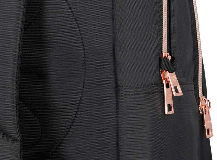 MOCHILA NOTEBOOK XTREM KANSAS 5XT NEGRO/ROSE GOLD 15" - 8
