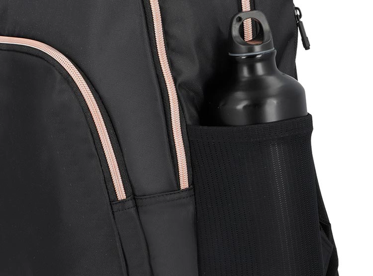 MOCHILA NOTEBOOK XTREM KANSAS 5XT NEGRO/ROSE GOLD 15" - 9