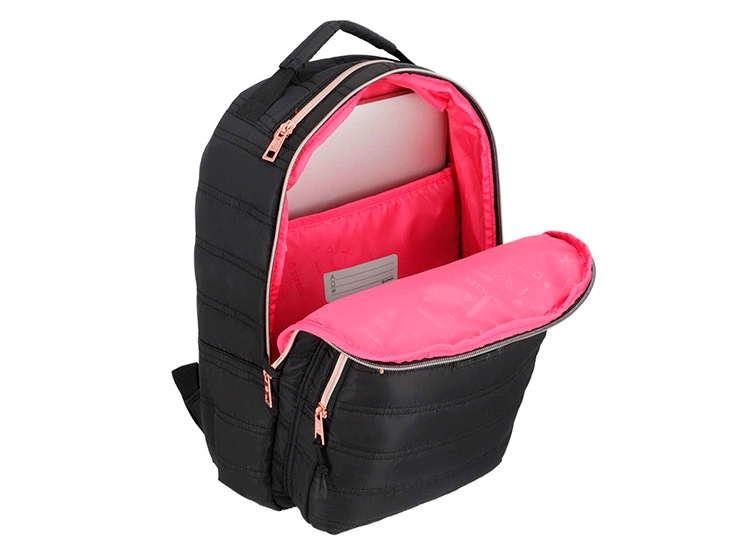 MOCHILA NOTEBOOK XTREM VERMONT 5XT NEGRO/ROSE GOLD 15" - 4