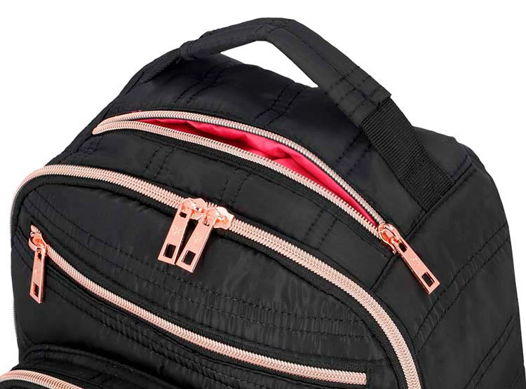 MOCHILA NOTEBOOK XTREM VERMONT 5XT NEGRO/ROSE GOLD 15" - 8
