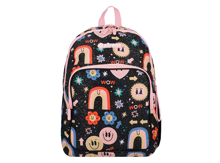 MOCHILA XTREM HOPPER 5XT ARCOÍRIS NEGRO  - 1