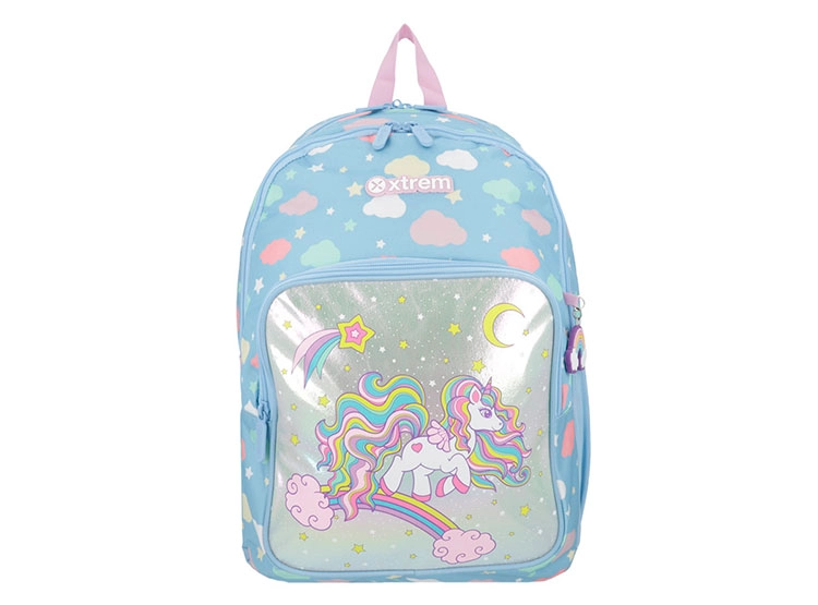 MOCHILA XTREM HOPPER 5XT UNICORNIO AZUL  - 1