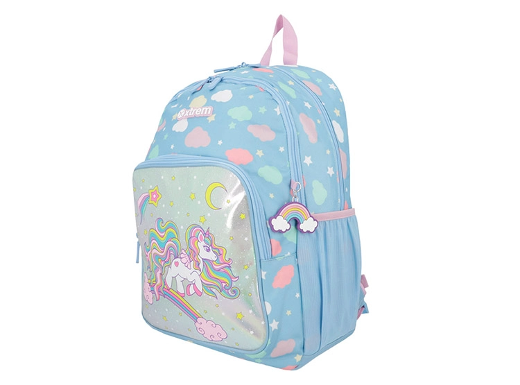 MOCHILA XTREM HOPPER 5XT UNICORNIO AZUL  - 2