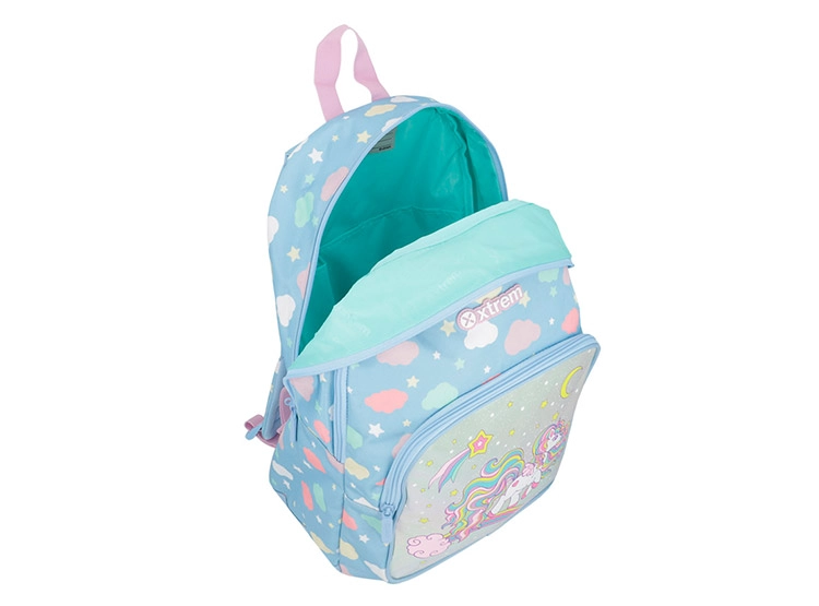 MOCHILA XTREM HOPPER 5XT UNICORNIO AZUL  - 4