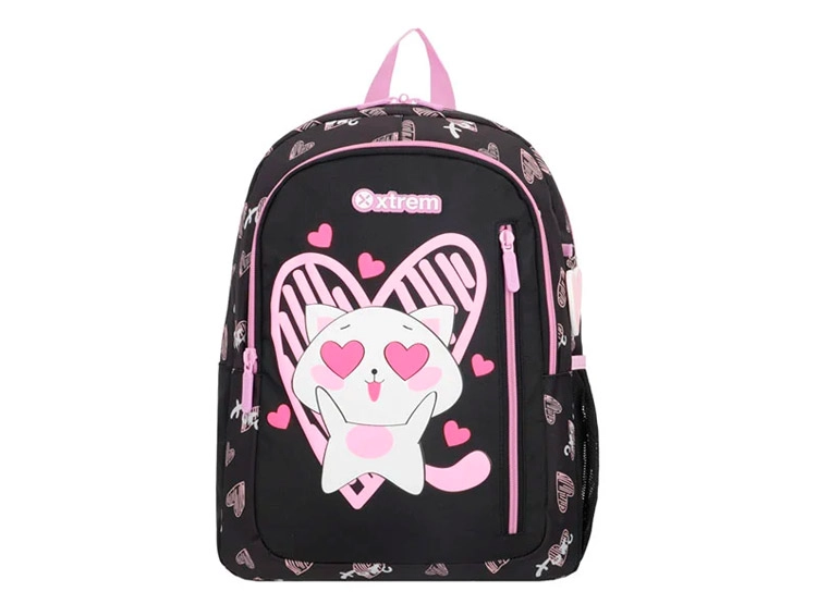 MOCHILA XTREM LOGAN 5XT GATO NEGRO  - 1